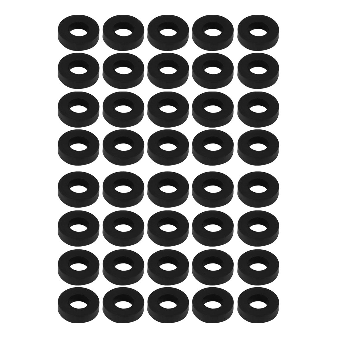 uxcell Uxcell Nitrile Rubber Flat Washers for Screw Bolt Thick Assortment Pack of 40