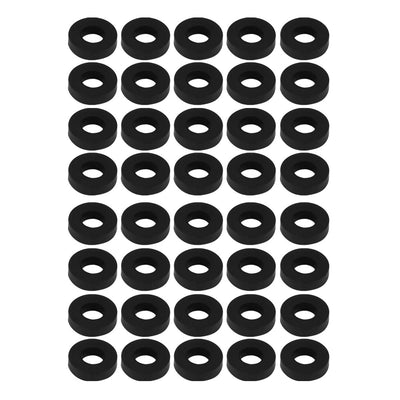 Harfington Uxcell Nitrile Rubber Flat Washers for Screw Bolt Thick Assortment Pack of 40