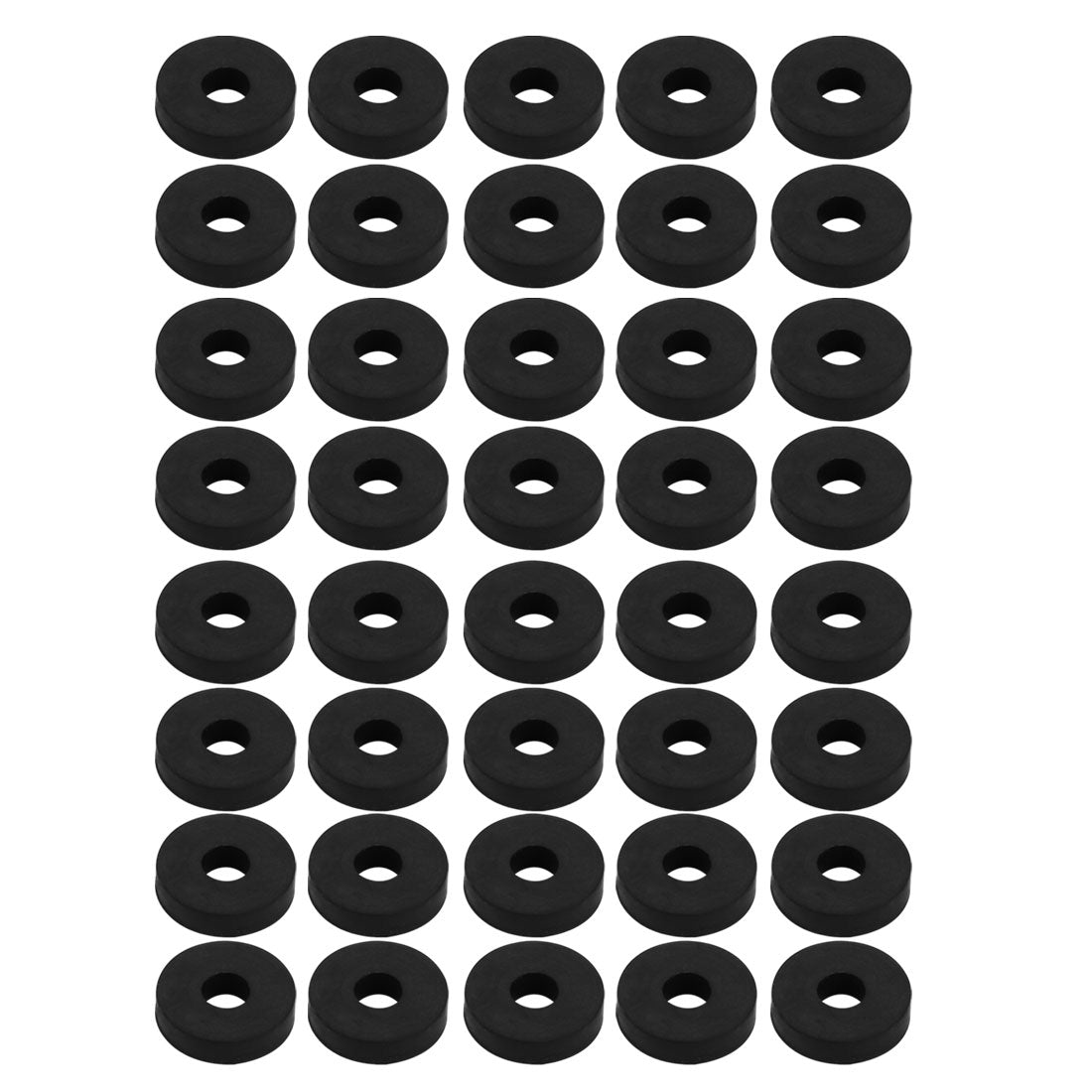 uxcell Uxcell Nitrile Rubber Flat Washers for Screw Bolt Thick Assortment Pack of 40