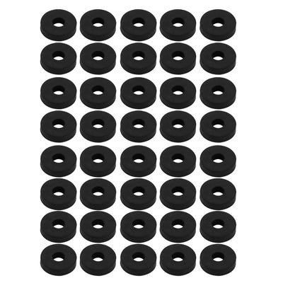 Harfington Uxcell Nitrile Rubber Flat Washers for Screw Bolt Thick Assortment Pack of 40