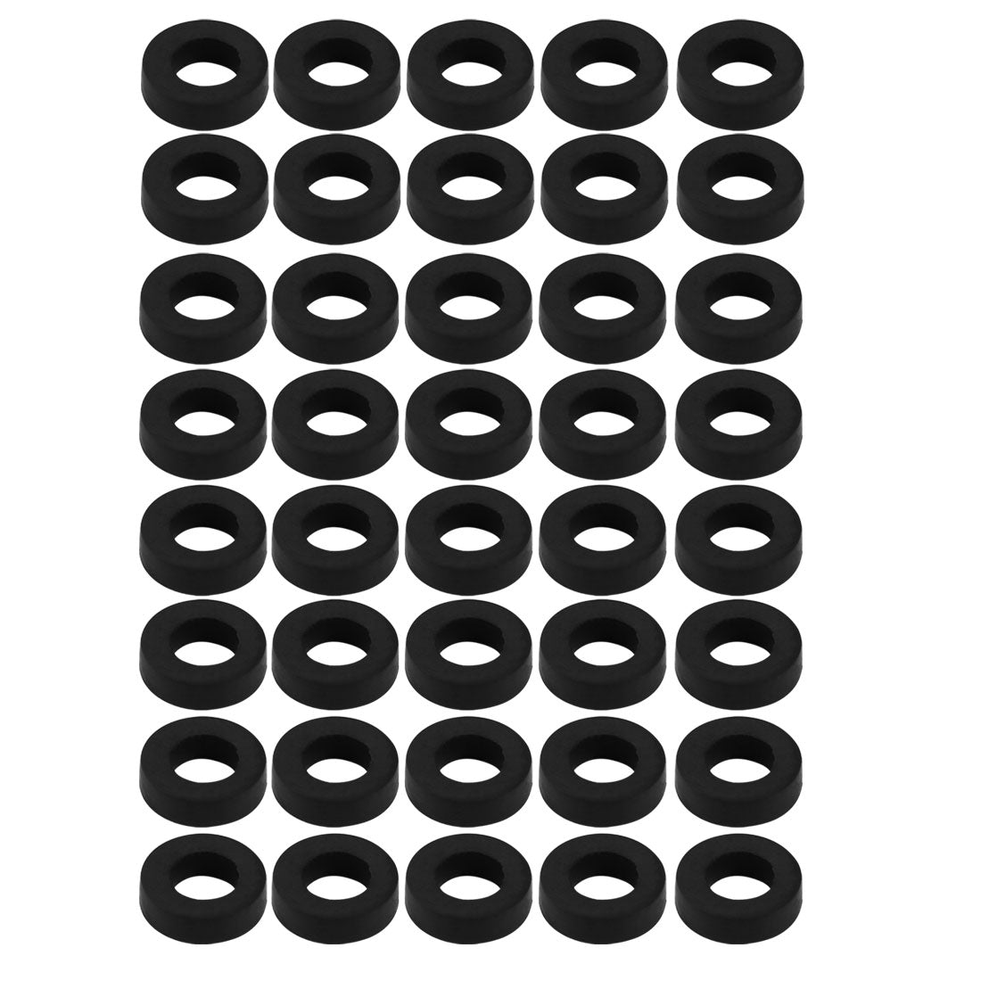 uxcell Uxcell Nitrile Rubber Flat Washers for Screw Bolt Thick Assortment Pack of 40