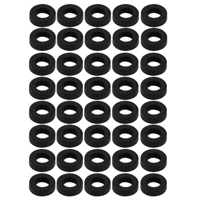 Harfington Uxcell Nitrile Rubber Flat Washers for Screw Bolt Thick Assortment Pack of 40