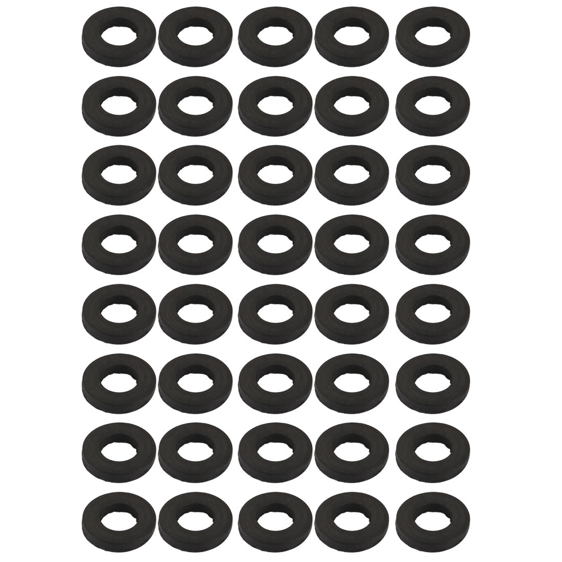 uxcell Uxcell Nitrile Rubber Flat Washers for Screw Bolt Thick Assortment Pack of 40
