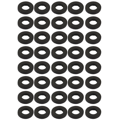 Harfington Uxcell Nitrile Rubber Flat Washers for Screw Bolt Thick Assortment Pack of 40