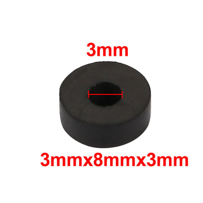 Harfington Uxcell Nitrile Rubber Flat Washers for Screw Bolt Thick Assortment Pack of 40