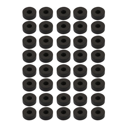 Harfington Uxcell Nitrile Rubber Flat Washers for Screw Bolt Thick Assortment Pack of 40