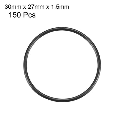 Harfington Nitrile Rubber O-Rings Metric Nitrile Rubber Sealing Gasket Pack of 150