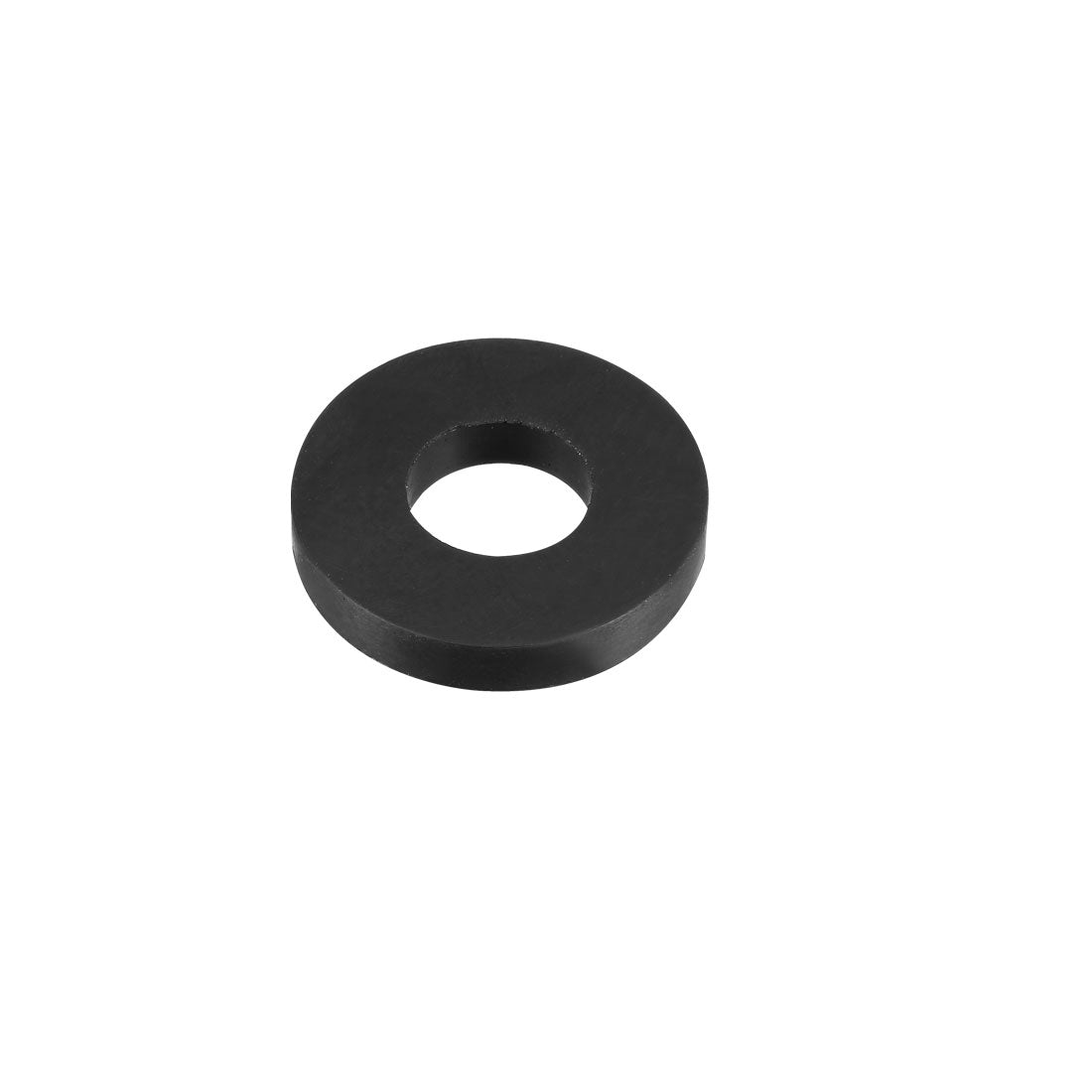 Harfington Rubber Round Flat Washer Assortment Size Flat Washers, Black Pack of 10