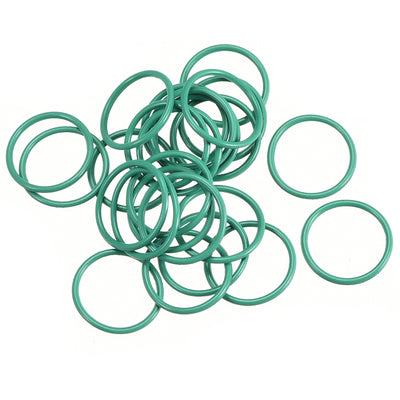 Harfington Fluorine Rubber O-Rings Seal Gasket for Machinery Plumbing