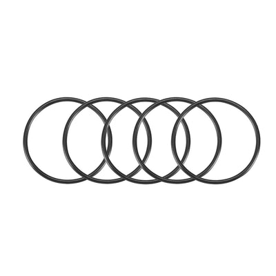 Harfington Nitrile Rubber O-Rings Metric Buna-N Sealing Gasket Black Pack of 25