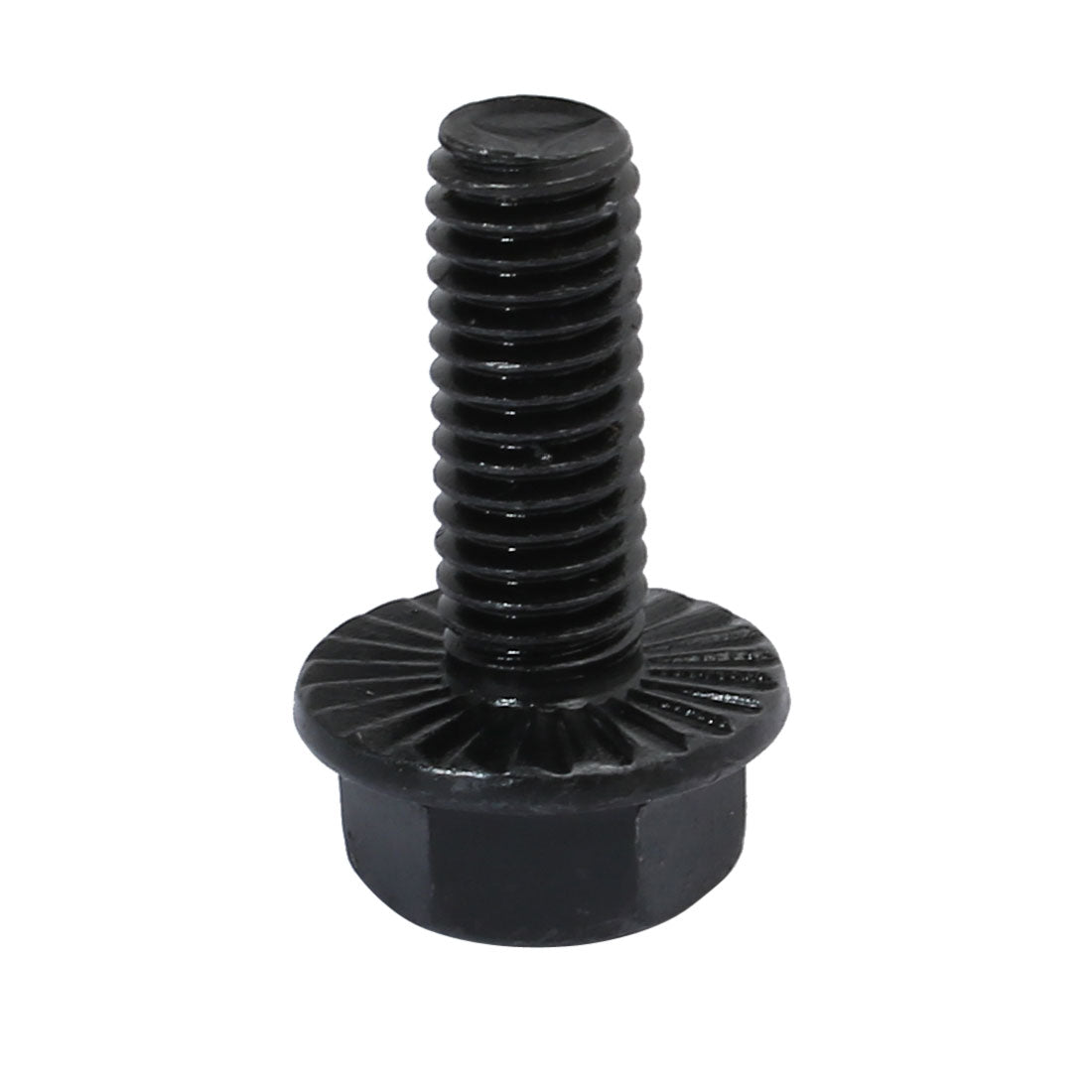 Harfington 40pcs M6x16mm Grade 10.9 40CR Hex Serrated Flange Bolt Frame Cap Screw