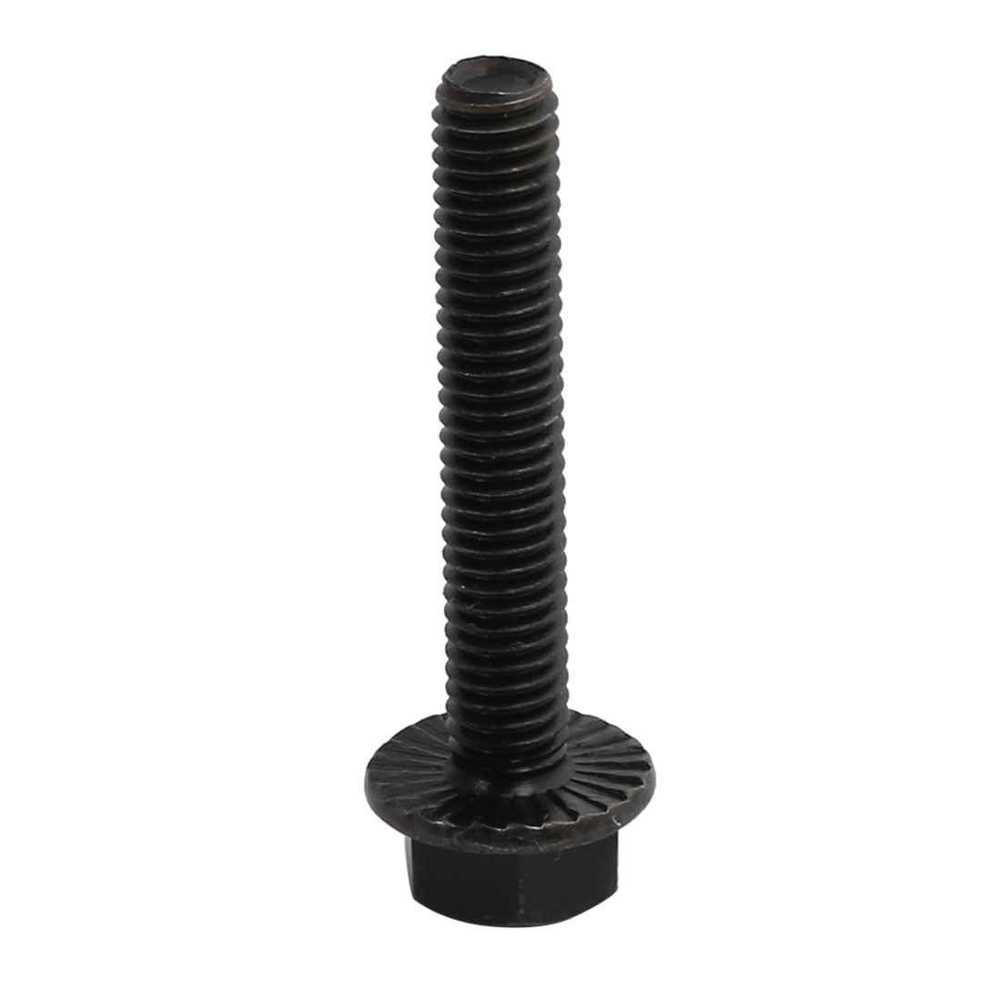 Harfington 20pcs M6x35mm Grade 10.9 40CR Hex Serrated Flange Bolt Frame Cap Screw