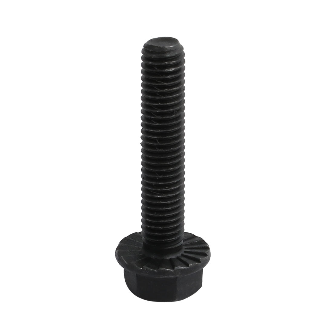 Harfington 8pcs M8x40mm Grade 10.9 40CR Hex Serrated Flange Bolt Frame Cap Screws