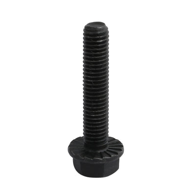 Harfington 8pcs M8x40mm Grade 10.9 40CR Hex Serrated Flange Bolt Frame Cap Screws