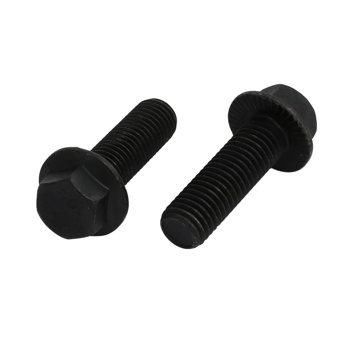 Harfington 4pcs M14x45mm Grade 10.9 40CR Hex Serrated Flange Bolt Frame Cap Screws