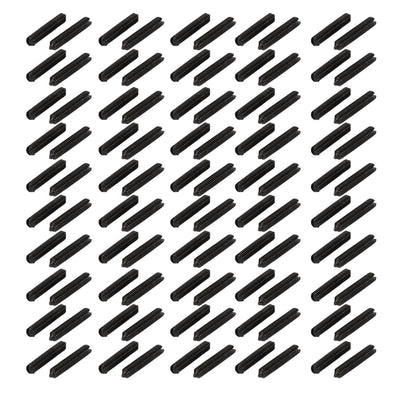 Harfington 100 Pcs M3x15mm Carbon Steel Slotted Drive Cone Point Grub Screw