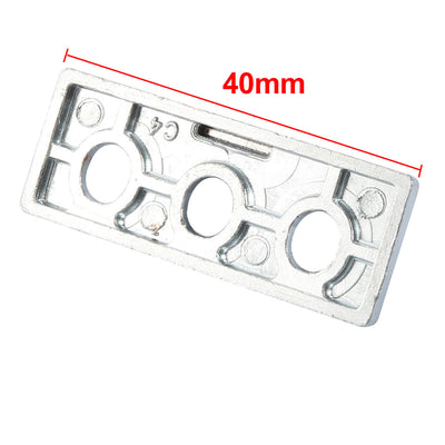 Harfington 13mm Height Aluminum Alloy Casement Window Keeper w Screws 4pcs