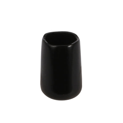 Harfington 150Pcs 8mm Inner Dia PVC Flexible Vinyl End Cap Screw Thread Protector Black