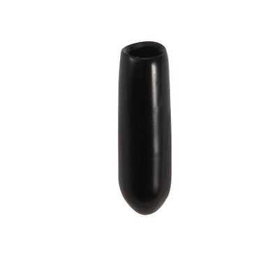 Harfington 150pcs 3mm Inner Dia PVC Flexible Vinyl Cap Screw Thread Protector Cover Black