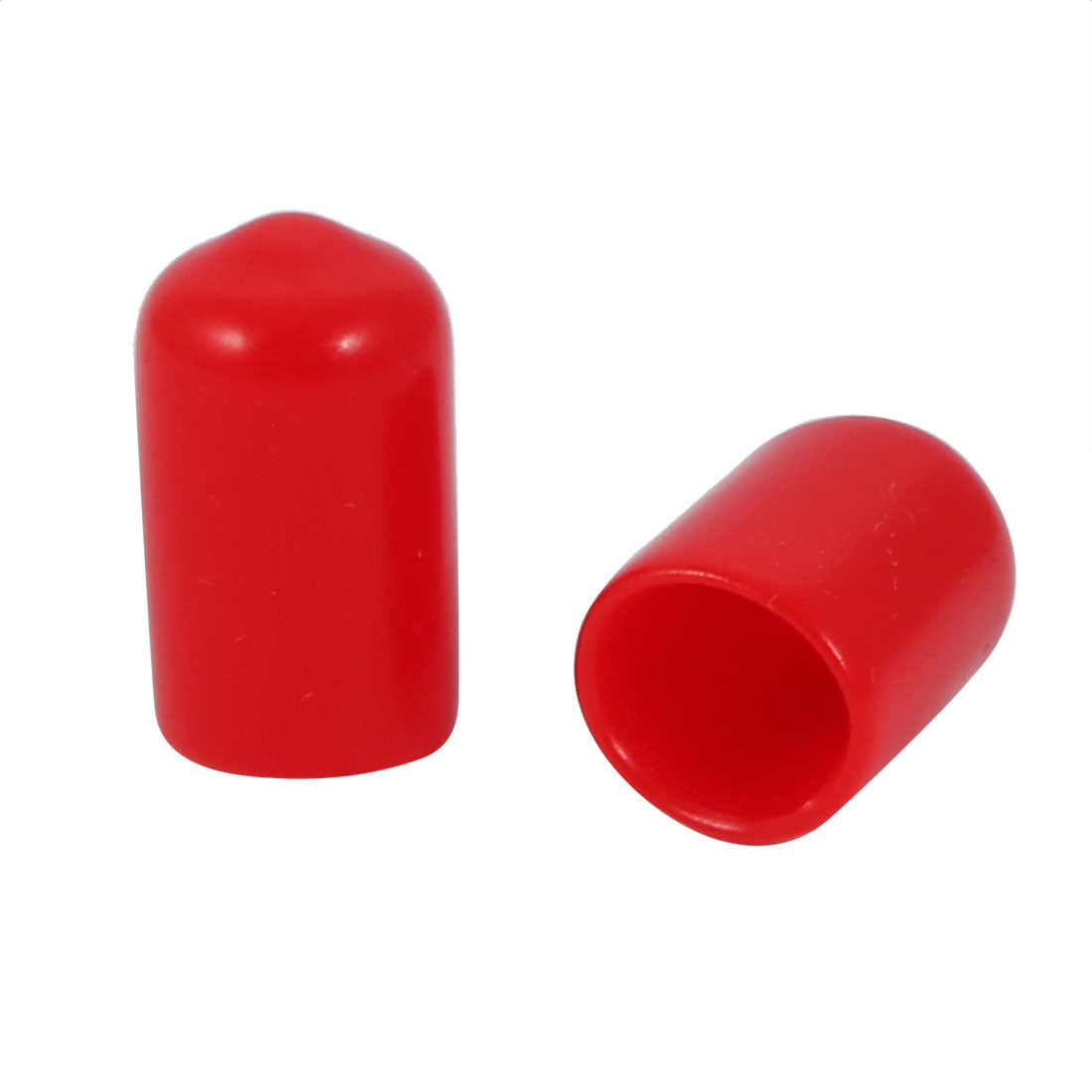 Harfington 150 Pcs 8.5mm Inner Dia PVC Vinyl End Cap Bolt Screw Thread Protector Red