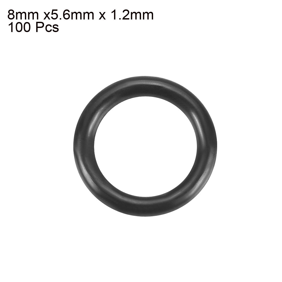 Harfington Nitrile Rubber O-Rings Metric Nitrile Rubber Sealing Gasket Pack of 100