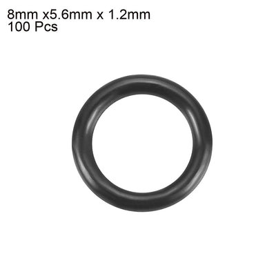 Harfington Nitrile Rubber O-Rings Metric Nitrile Rubber Sealing Gasket Pack of 100