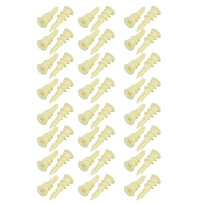 Harfington 50Pcs 33mm x 6mm Self Drilling Drywall Plasterboard Anchor