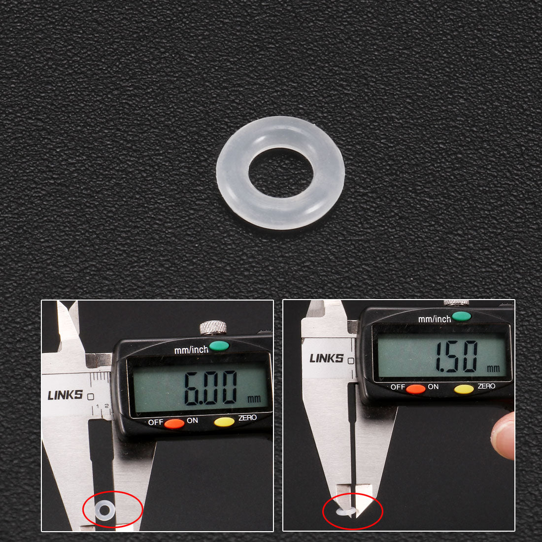 Harfington Silicone O-Rings, VMQ Seal Gasket for Compressor Valves