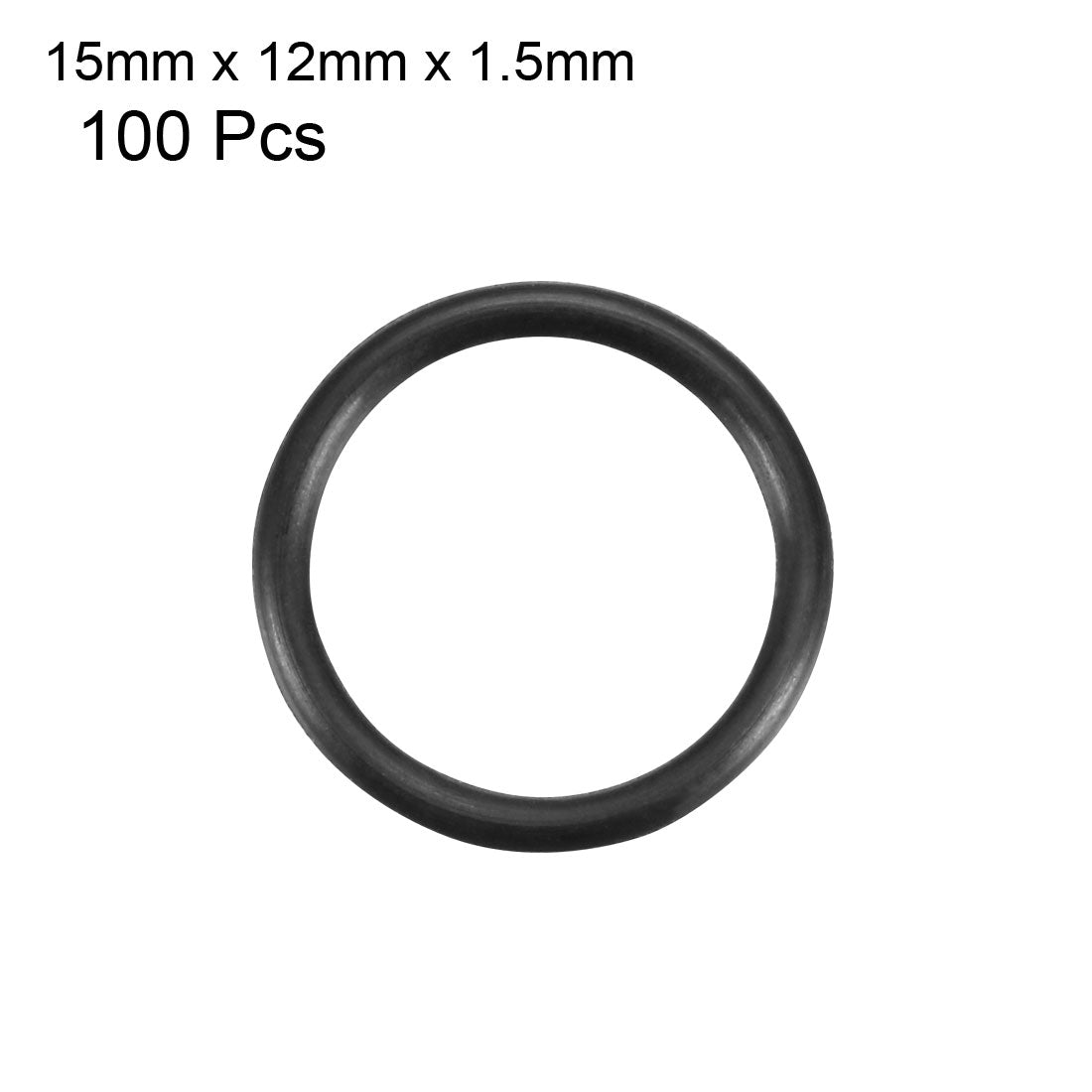 Harfington Nitrile Rubber O-Rings Metric Nitrile Rubber Sealing Gasket Pack of 100