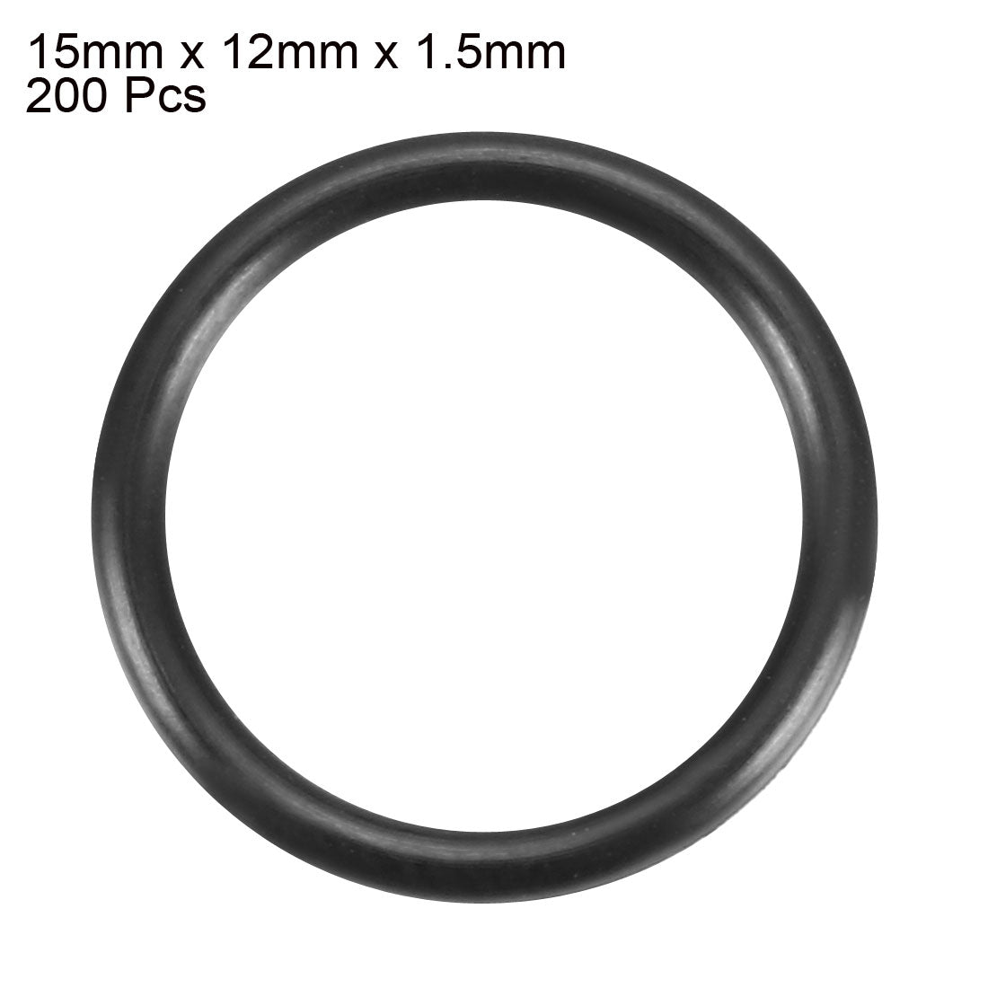 Harfington Nitrile Rubber O-Rings Metric Buna-N Sealing Gasket Pack of 200