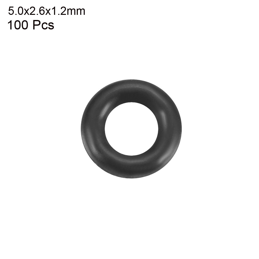 Harfington Nitrile Rubber O-Rings Metric Nitrile Rubber Sealing Gasket Pack of 100