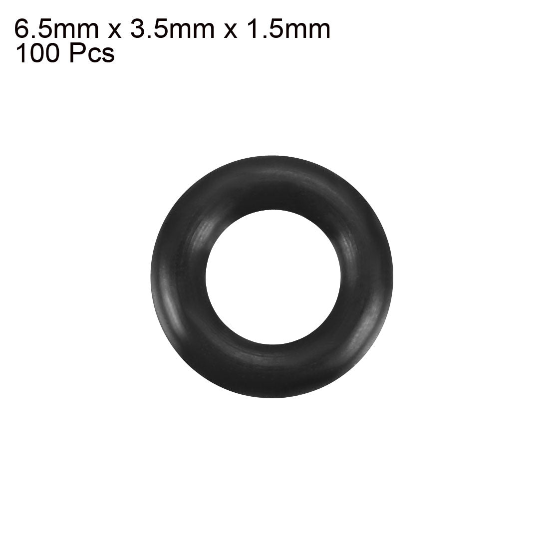 Harfington Nitrile Rubber O-Rings Metric Nitrile Rubber Sealing Gasket Pack of 100