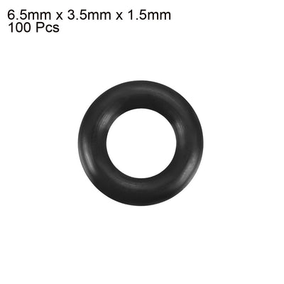 Harfington Nitrile Rubber O-Rings Metric Nitrile Rubber Sealing Gasket Pack of 100