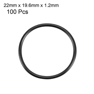 Harfington Nitrile Rubber O-Rings Metric Nitrile Rubber Sealing Gasket Pack of 100