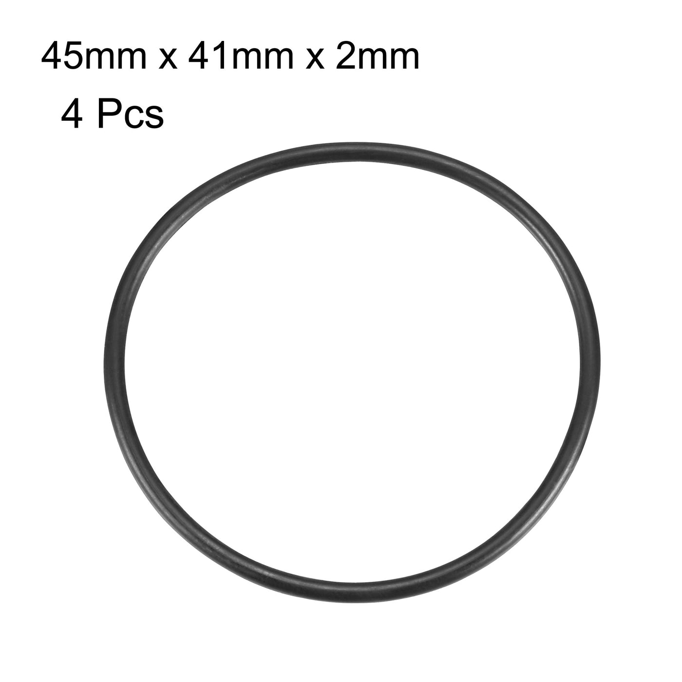 Harfington Nitrile Rubber O-Rings Metric Buna-N Sealing Gasket, Pack of 4