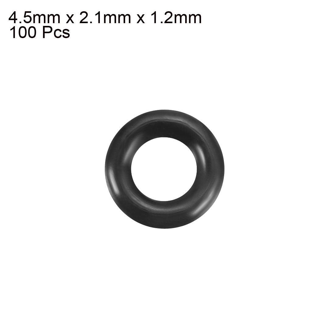 Harfington Nitrile Rubber O-Rings Metric Nitrile Rubber Sealing Gasket Pack of 100