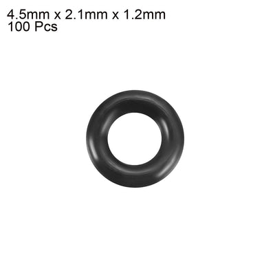 Harfington Nitrile Rubber O-Rings Metric Nitrile Rubber Sealing Gasket Pack of 100