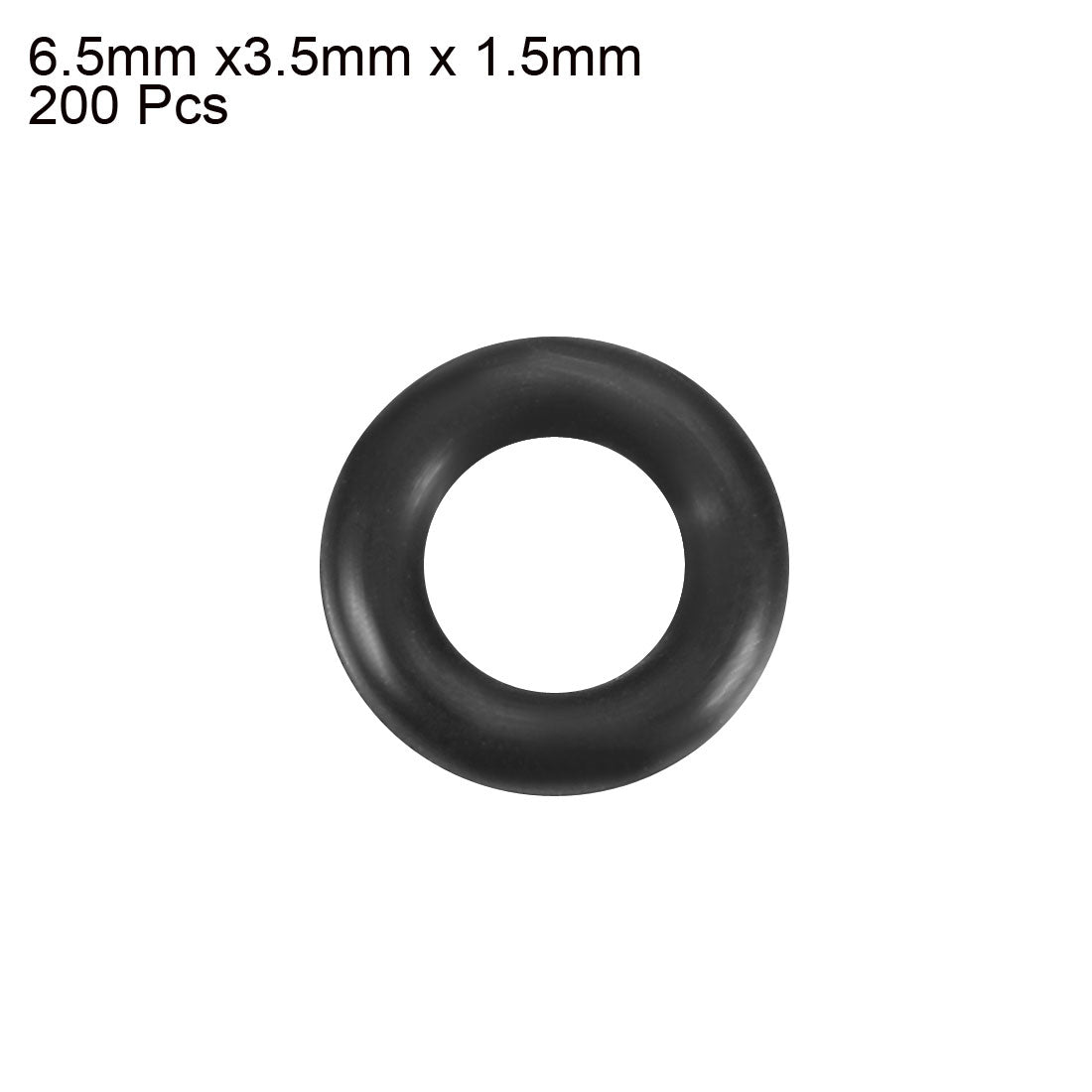 Harfington Nitrile Rubber O-Rings Metric Buna-N Sealing Gasket Pack of 200