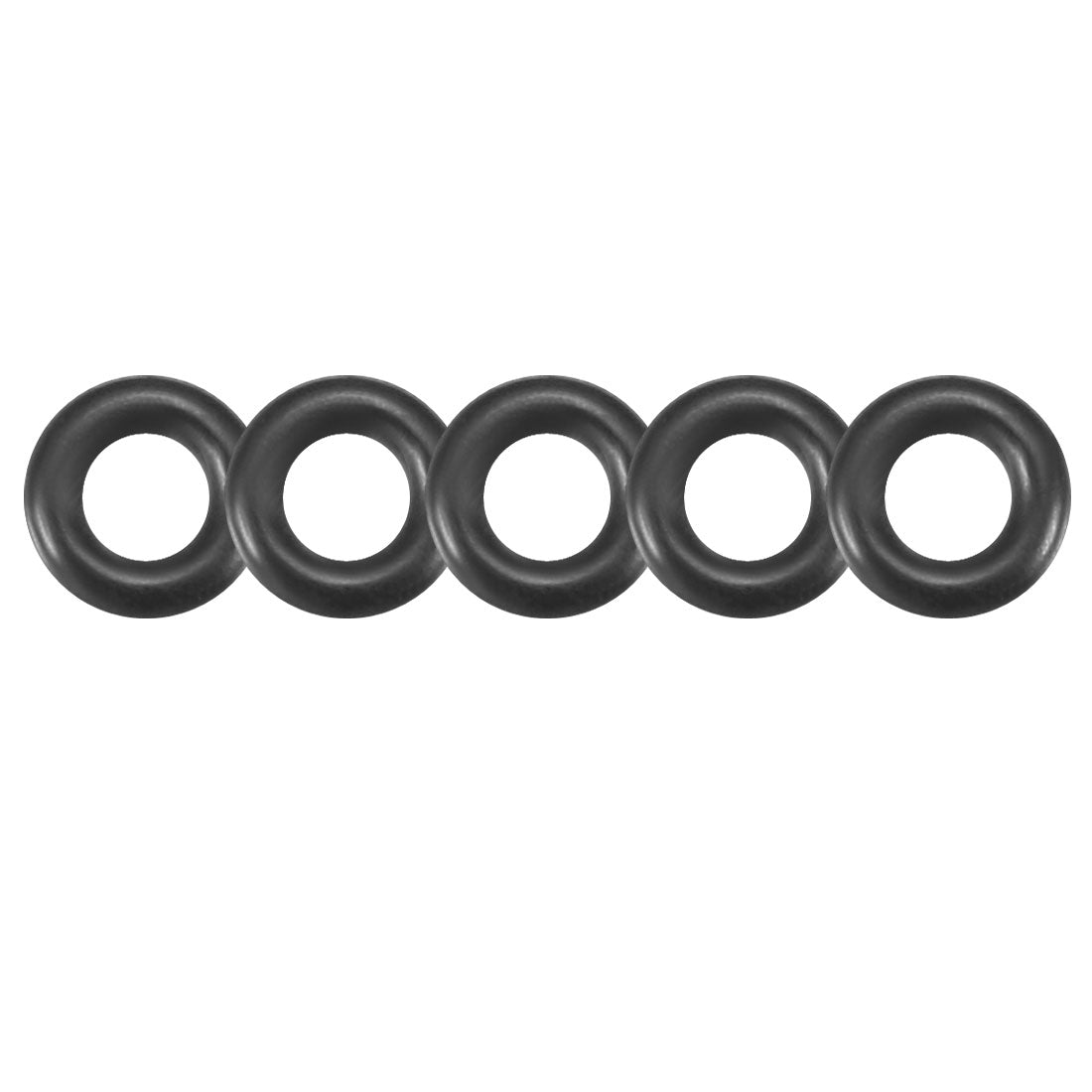 Harfington Nitrile Rubber O-Rings Metric Buna-N Sealing Gasket Black Pack of 25