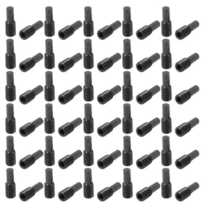 Harfington 60 Pcs M3x8mm Alloy Steel Grade 12.9 Hex Socket Drive Dog Point Grub Screw