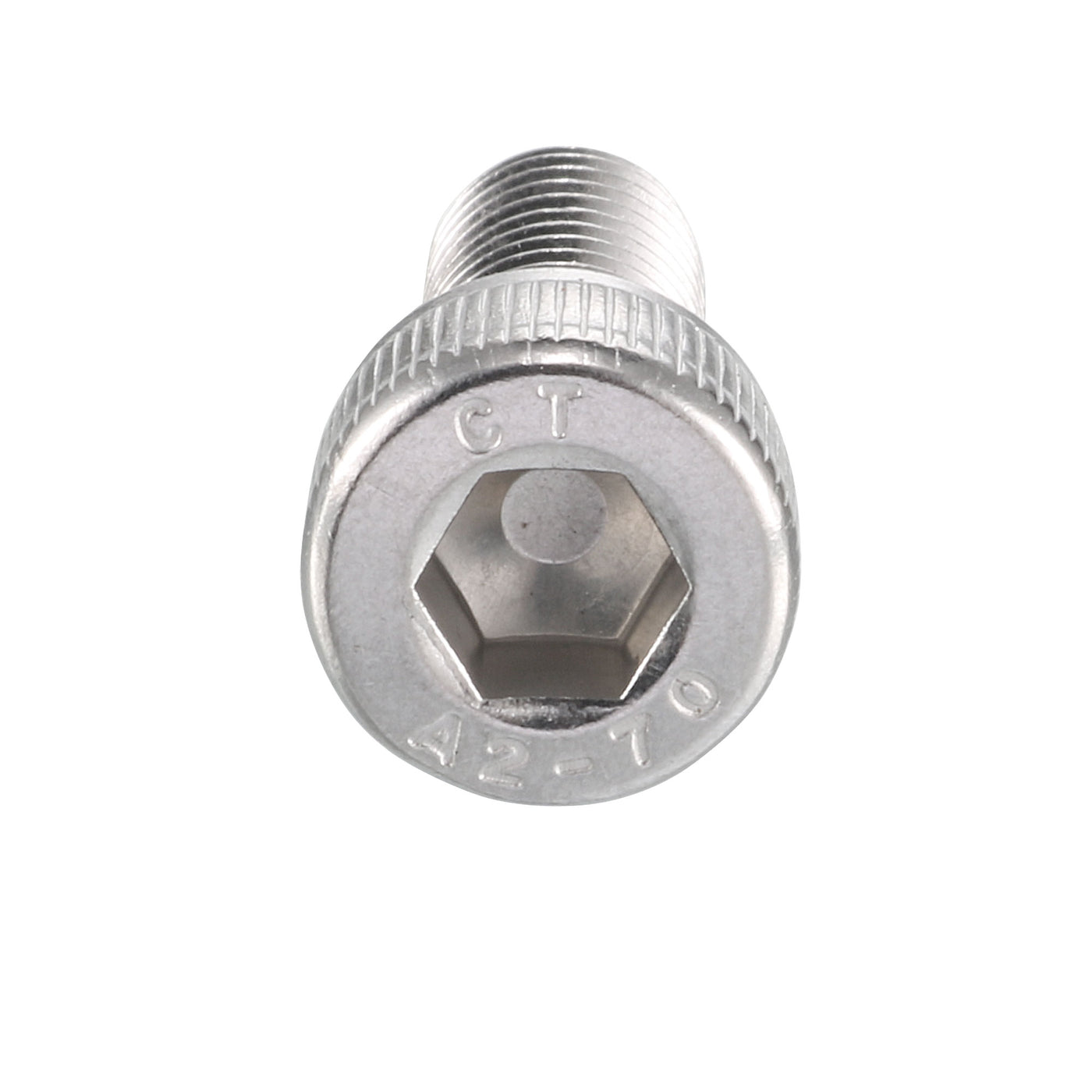 Harfington 20Pcs M8x20mm 304 Stainless Steel Knurled Hex Socket Head Bolt Nut Set W Washer