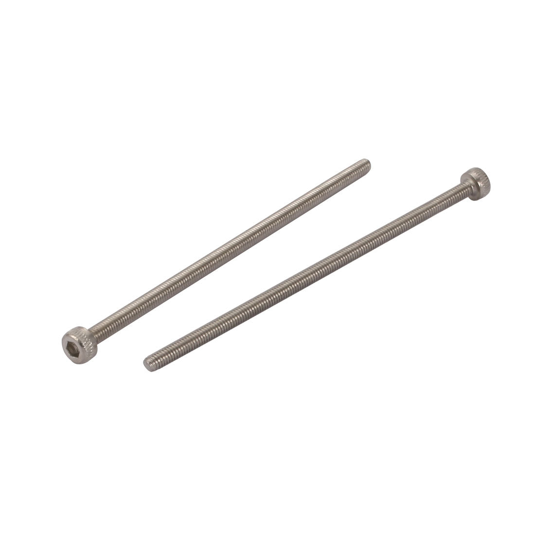 Harfington 20Pcs M3x70mm 304 Stainless Steel Knurled Hex Socket Head Bolts Nuts Set w Washers