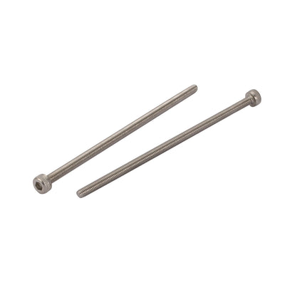 Harfington 20Pcs M3x70mm 304 Stainless Steel Knurled Hex Socket Head Bolts Nuts Set w Washers