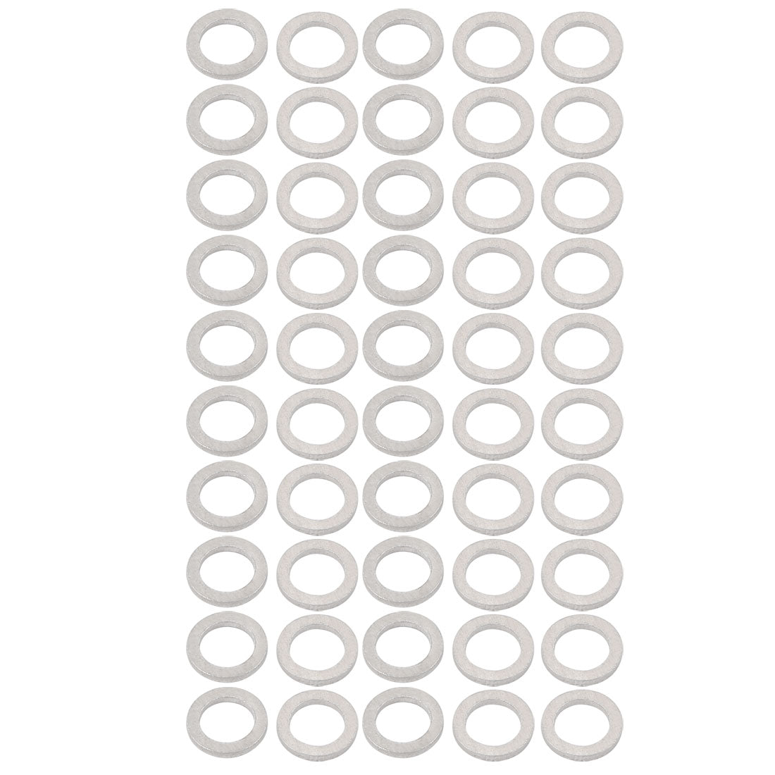 Harfington 6mmx9mmx1mm Motorcycle Hardware Drain Plug Crush Aluminum Washer Seals 50pcs