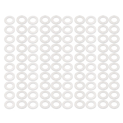 Harfington 8mmx14mmx1mm Motorcycle Hardware Drain Plug Crush Aluminum Washer Seals 100pcs