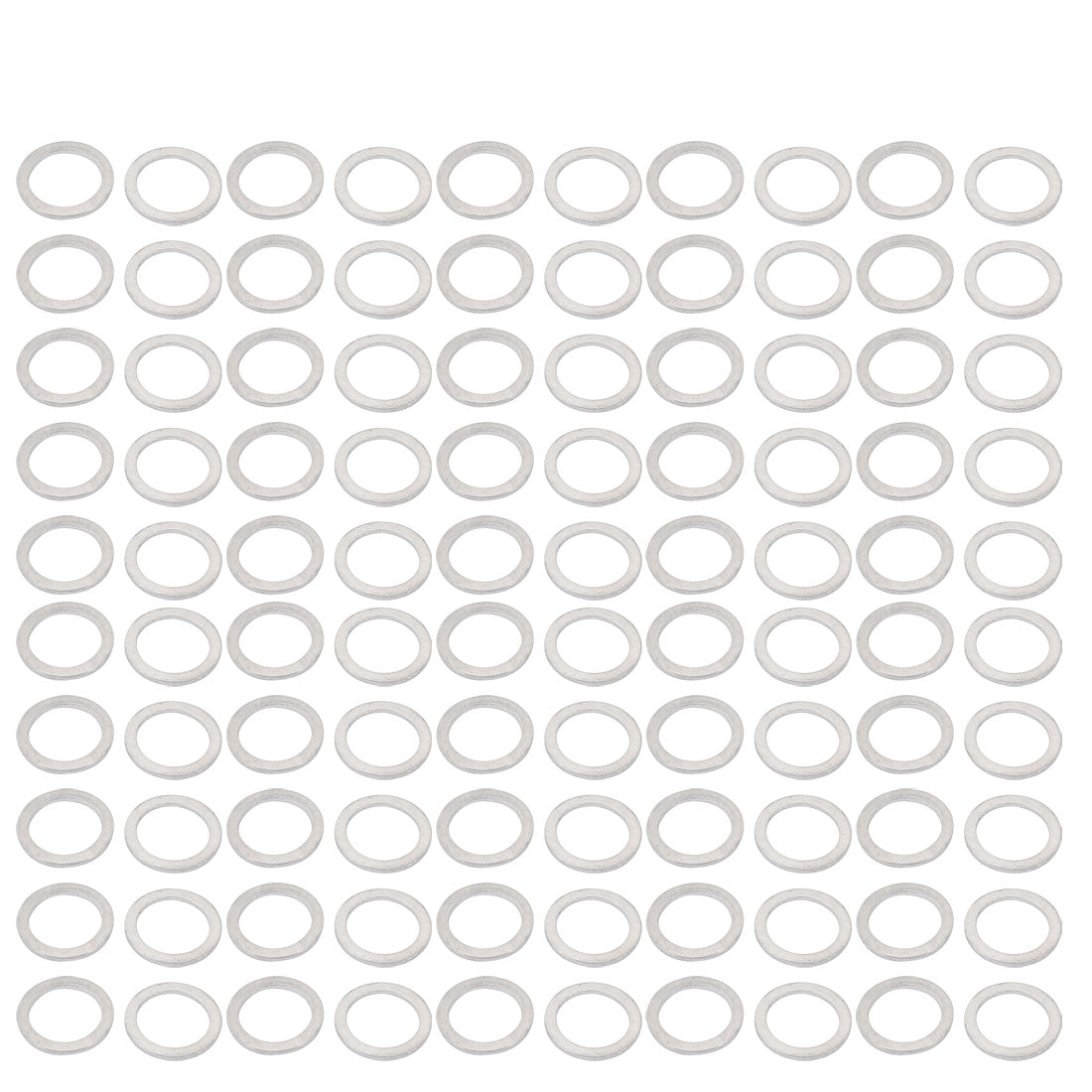 Harfington 14mmx19mmx1.2mm Motorcycle Hardware Drain Plug Crush Aluminum Washer Seal 100pcs