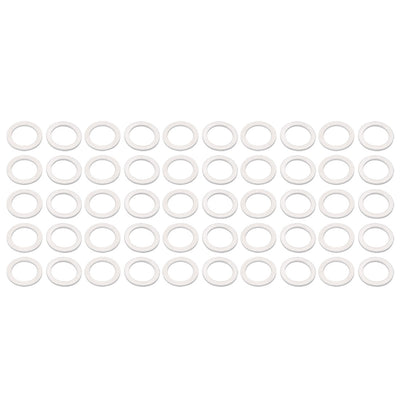 Harfington 14mmx20mmx1.2mm Motorcycle Hardware Drain Plug Crush Aluminum Washer Seal 50pcs