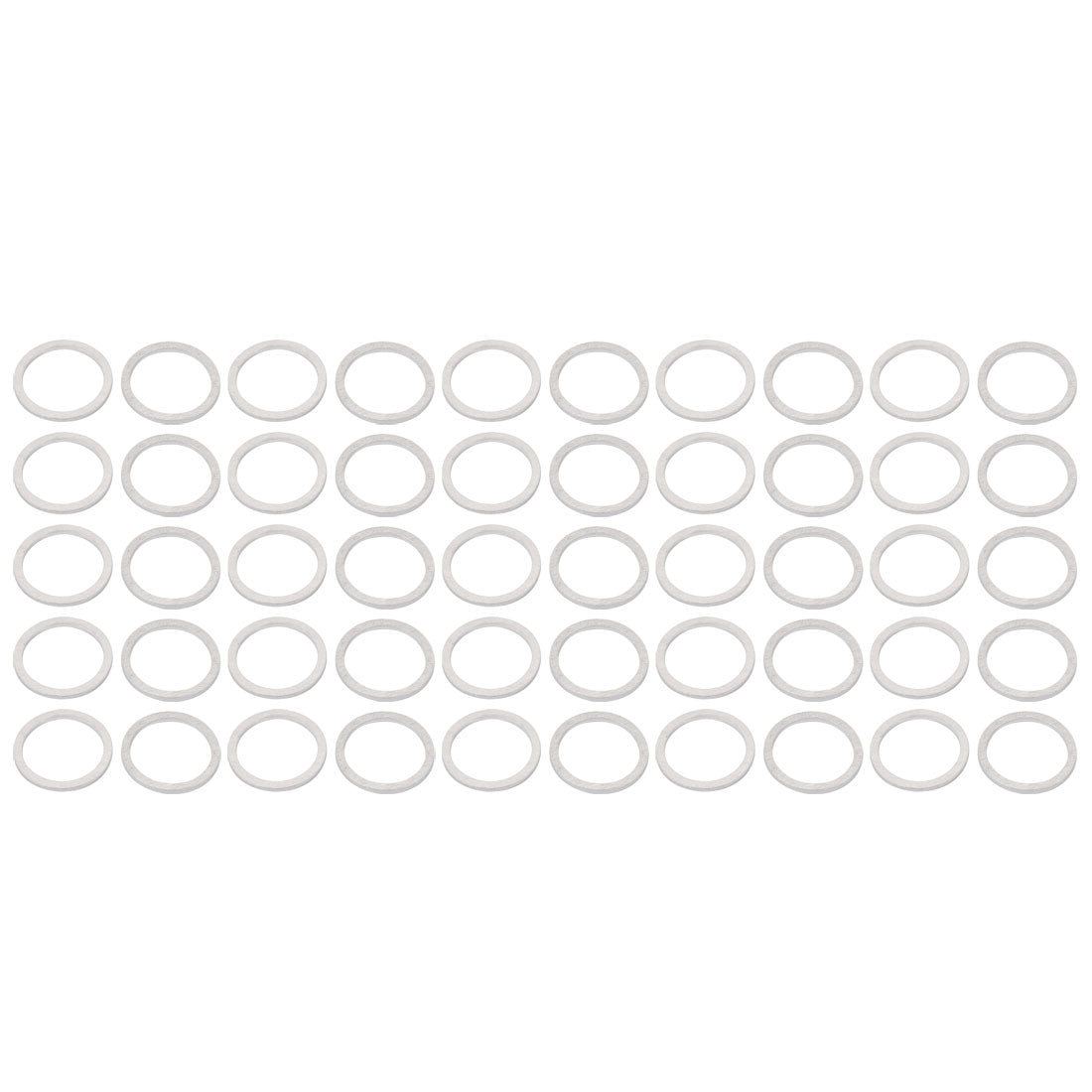 Harfington 16mmx20mmx1.2mm Motorcycle Hardware Drain Plug Crush Aluminum Washer Seal 50pcs