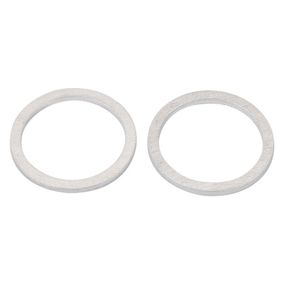 Harfington 16mmx20mmx1.2mm Motorcycle Hardware Drain Plug Crush Aluminum Washer Seal 100pcs