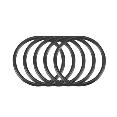 Harfington Nitrile Rubber O-Rings, Metric Buna-N Sealing Gasket Black 50Pcs